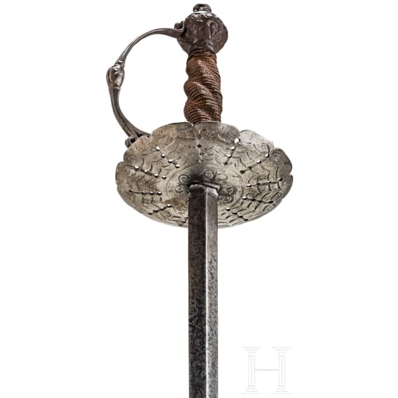 A Dutch cup-hilt-rapier, ca. 1660