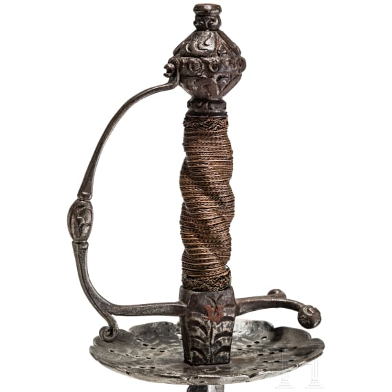 A Dutch cup-hilt-rapier, ca. 1660