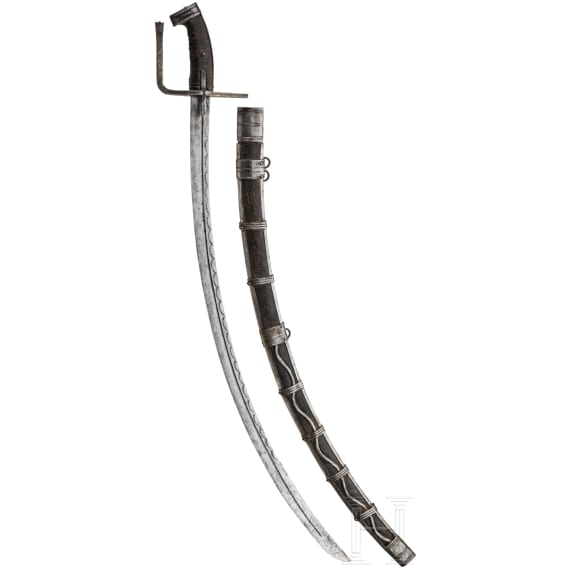 An Austrian hussar's sabre, late 17th century