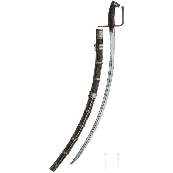 An Austrian hussar's sabre, late 17th century