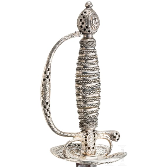 A silver mounted Flemish smallsword, ca. 1720