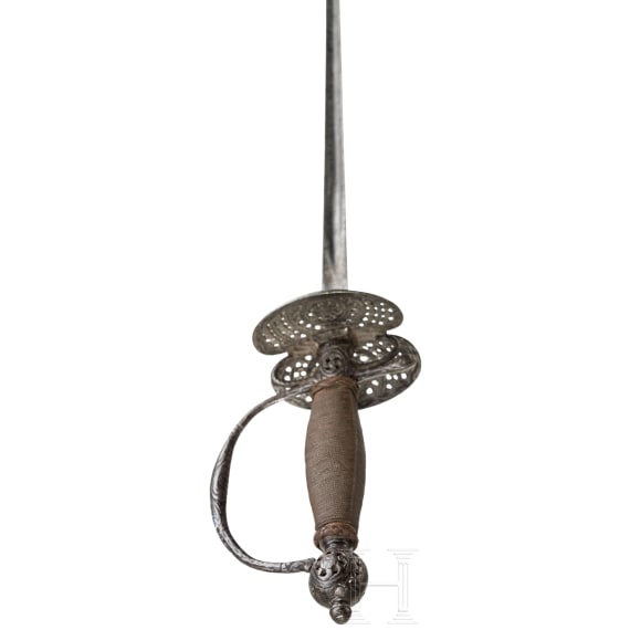 A French smallsword with scabbard, ca. 1720