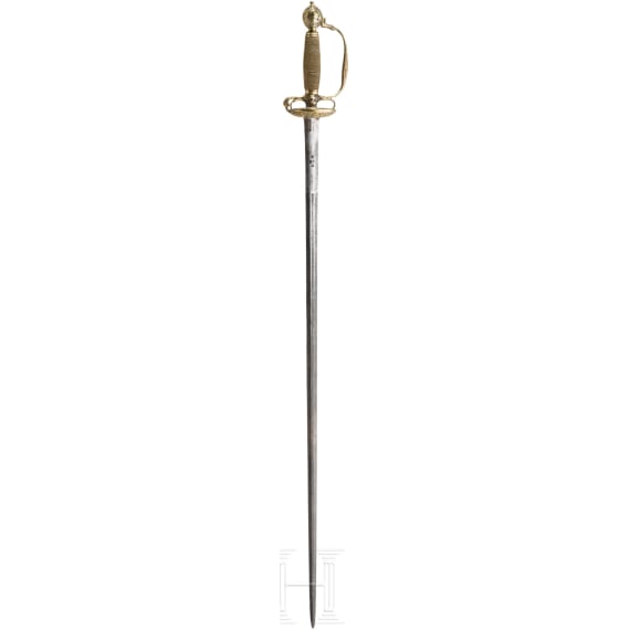 A German small-sword, circa 1720
