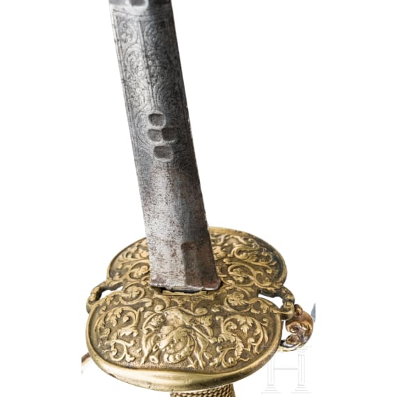 A German small-sword, circa 1720