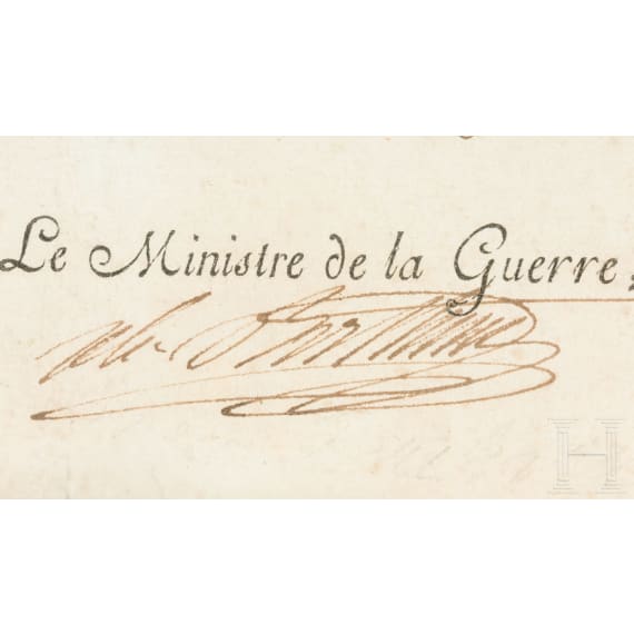 Consulat (1799 - 1804) - Napoleon Bonaparte - &bdquo;Pension de Deux Cents Francs", datiert 1802