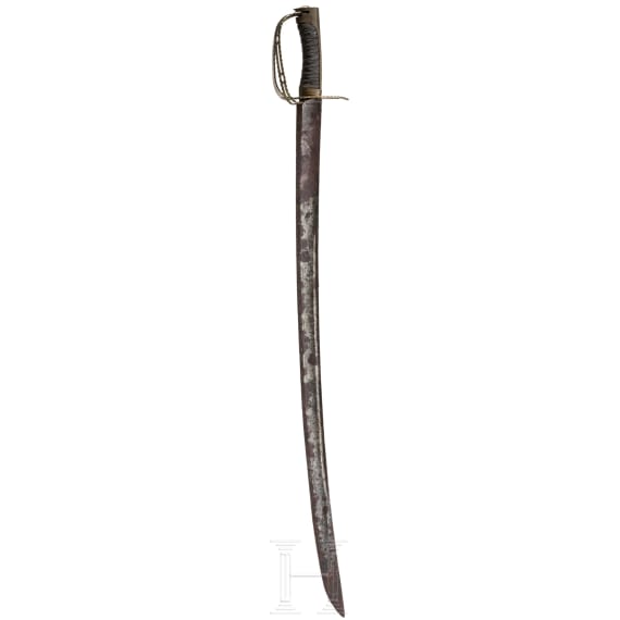 Revolutionss&auml;bel mit Klappb&uuml;gelgef&auml;&szlig;, circa 1800