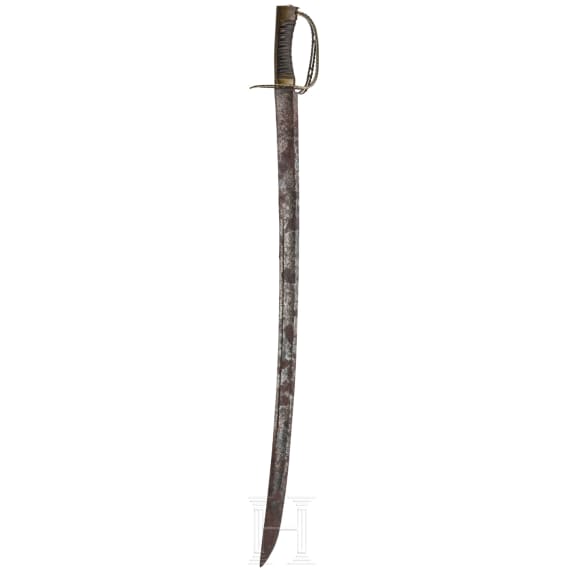 Revolutionss&auml;bel mit Klappb&uuml;gelgef&auml;&szlig;, circa 1800