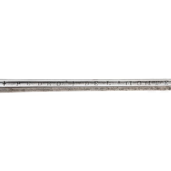 An officer's sword, with Toledo blade, circa 1740
