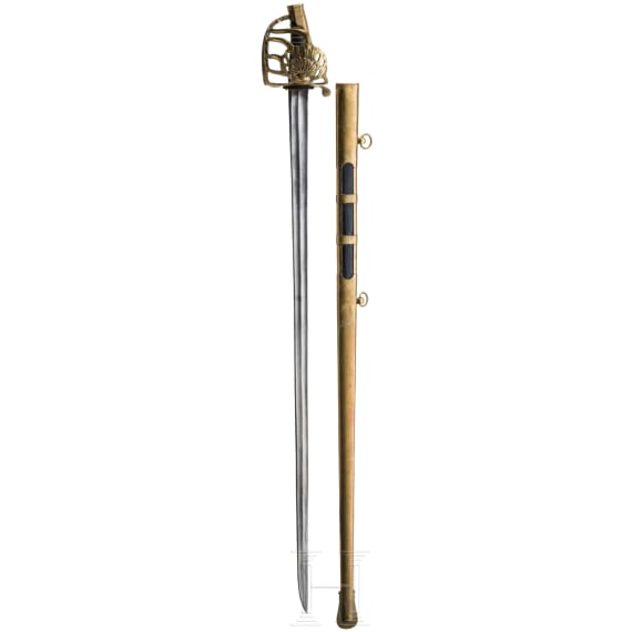 S&auml;bel &agrave; garde de bataille der Kavallerie, Sammleranfertigung des 19./20. Jhdts.