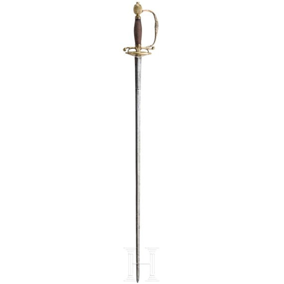 A German small sword, circa 1740