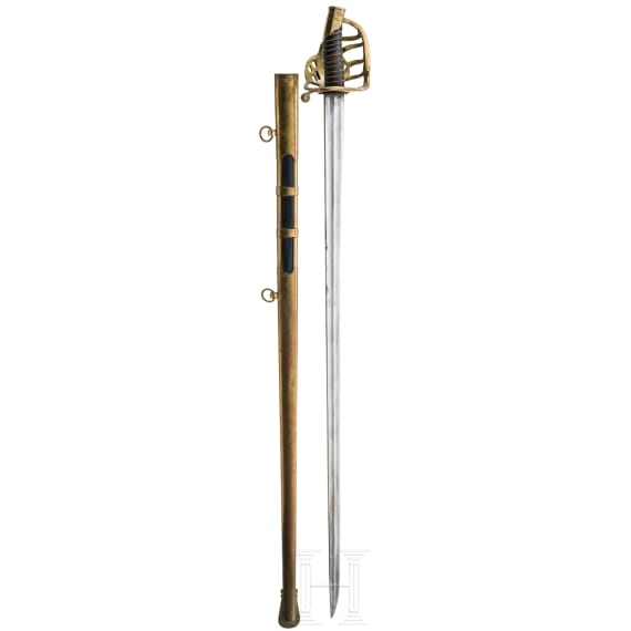 S&auml;bel &agrave; garde de bataille der Kavallerie, Sammleranfertigung des 19./20. Jhdts.