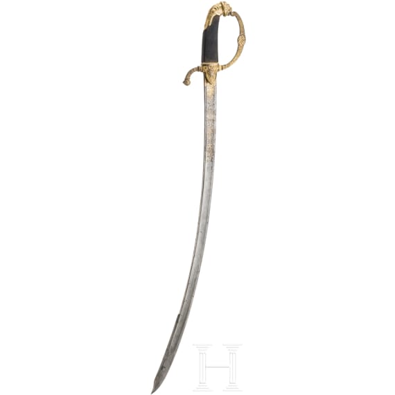 S&auml;bel f&uuml;r Offiziere der leichten napoleonischen Kavallerie, um 1810