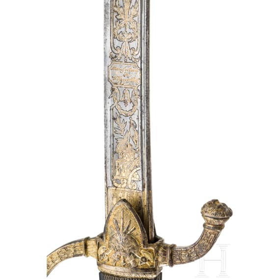 S&auml;bel f&uuml;r Offiziere der leichten napoleonischen Kavallerie, um 1810