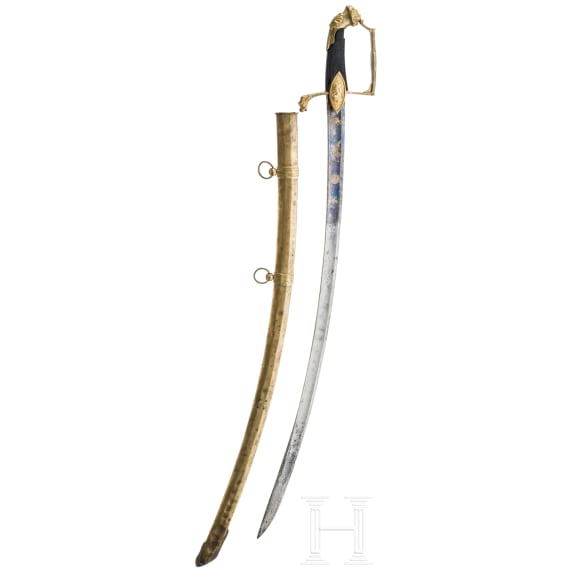 S&auml;bel f&uuml;r Offiziere der leichten napoleonischen Kavallerie, um 1810