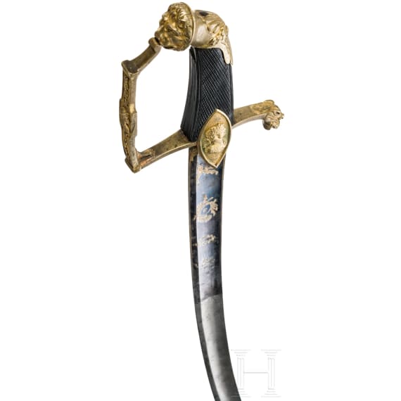 S&auml;bel f&uuml;r Offiziere der leichten napoleonischen Kavallerie, um 1810