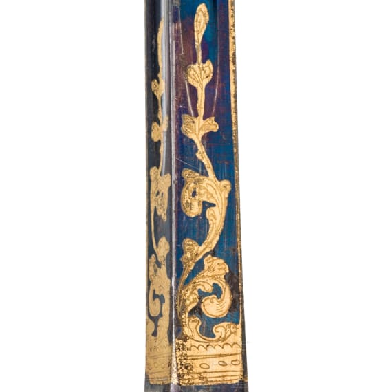 A fine French smallsword with outstanding chiselled hilt, circa 1750