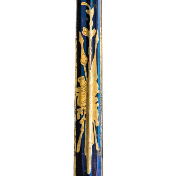 A fine French smallsword with outstanding chiselled hilt, circa 1750