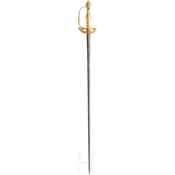 An officer's small sword, second half of the 18th century