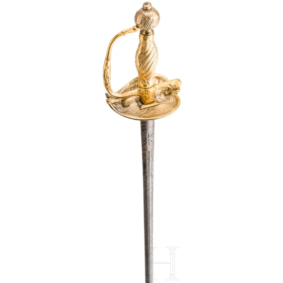 An officer's small sword, second half of the 18th century