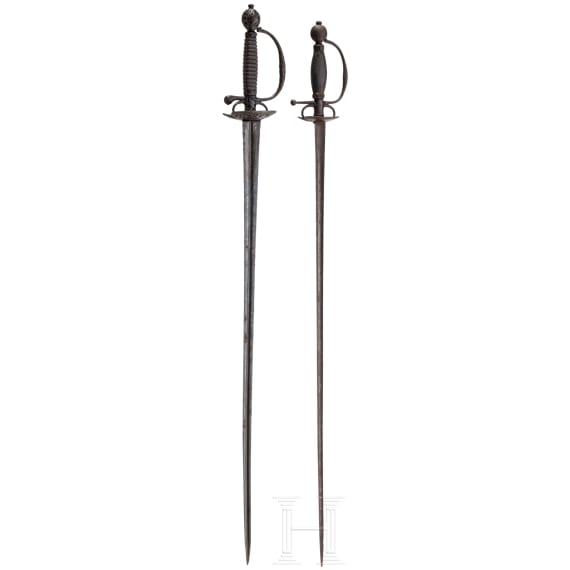 Two French ceremonial swords, 18th century