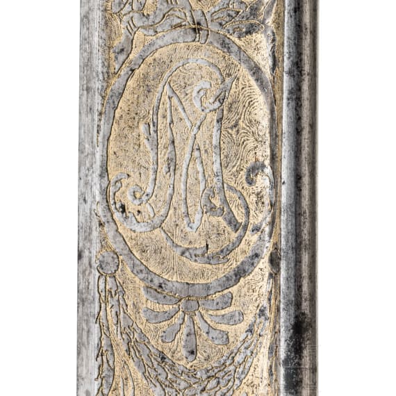 Damast-Geschenks&auml;bel f&uuml;r General Louis Joseph Maupoint, um 1806