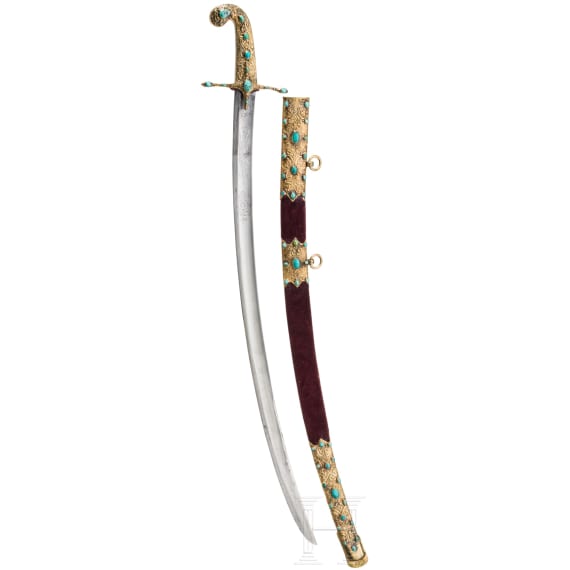 A Hungarian magnate's sabre, mid 19th century