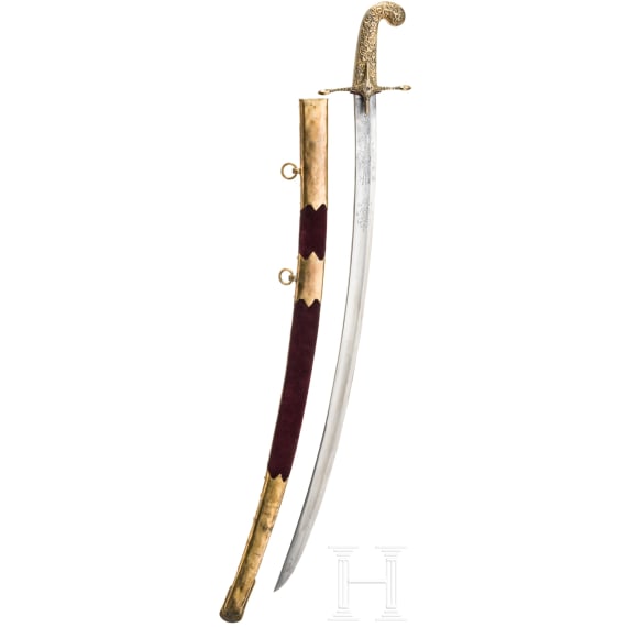 A Hungarian magnate's sabre, mid 19th century