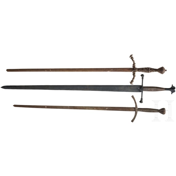 Three decorative swords, German, circa 1900