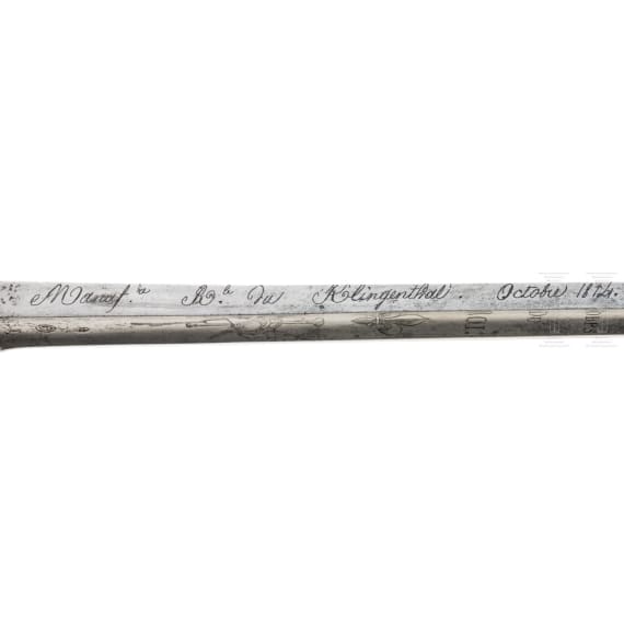 S&auml;bel M 1814 der Gardes du Corps du Roi