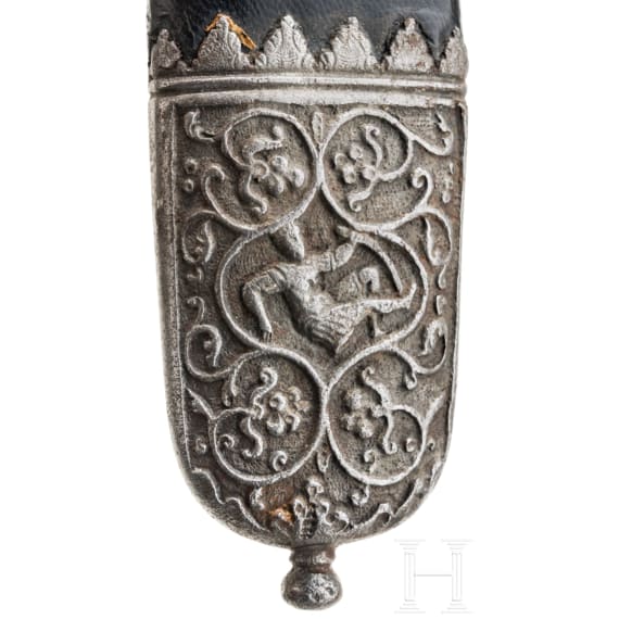 A German sword with chiseled decoration, 17th/19th century