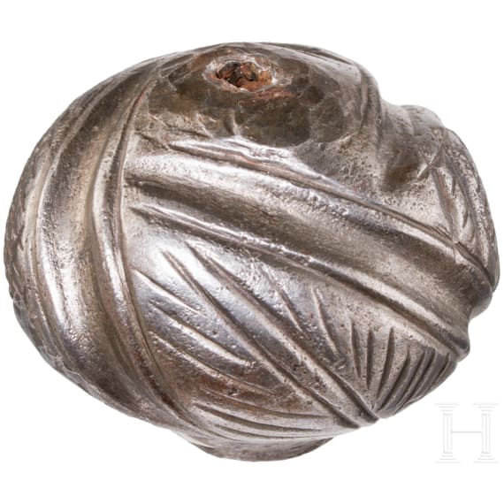 Pommel of a one-and-a-half-handed sword, German, circa 1540