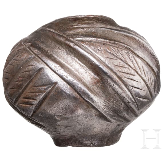 Pommel of a one-and-a-half-handed sword, German, circa 1540