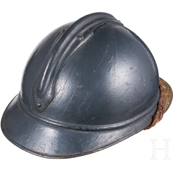 Stahlhelm &bdquo;Adrian" M 15 mit Veteranenschild f&uuml;r einen Infanterie Kommandanten