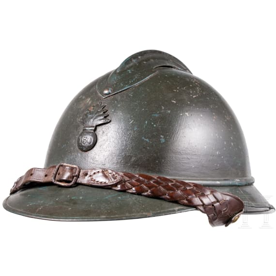 Stahlhelm &bdquo;Adrian" M 15 f&uuml;r einen Offizier im IR 150?