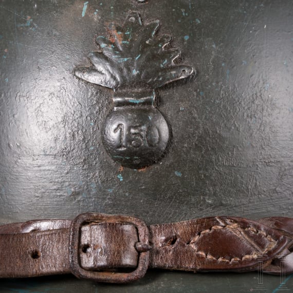 Stahlhelm &bdquo;Adrian" M 15 f&uuml;r einen Offizier im IR 150?