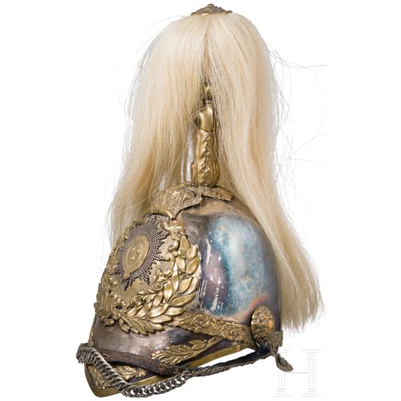 Helm f&uuml;r Mannschaften der South Salopian (Shropshire) Yeomanry, um 1900