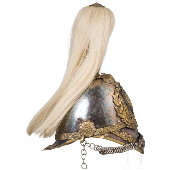 Helm f&uuml;r Mannschaften der South Salopian (Shropshire) Yeomanry, um 1900
