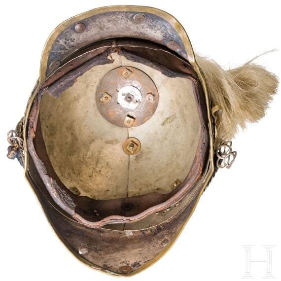 Helm f&uuml;r Mannschaften der South Salopian (Shropshire) Yeomanry, um 1900