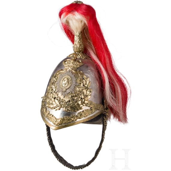 Helm f&uuml;r Mannschaften der South Salopian (Shropshire) Yeomanry, 2. H&auml;lfte 19. Jhdt.