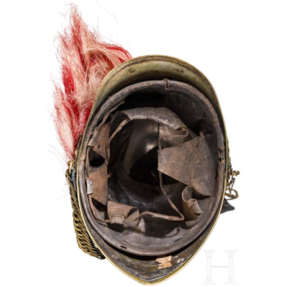 Helm f&uuml;r Mannschaften der South Salopian (Shropshire) Yeomanry, 2. H&auml;lfte 19. Jhdt.