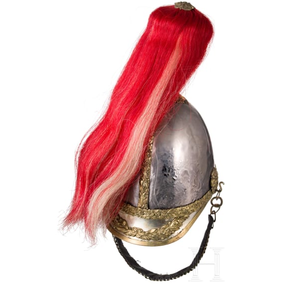 Helm f&uuml;r Mannschaften der South Salopian (Shropshire) Yeomanry, 2. H&auml;lfte 19. Jhdt.