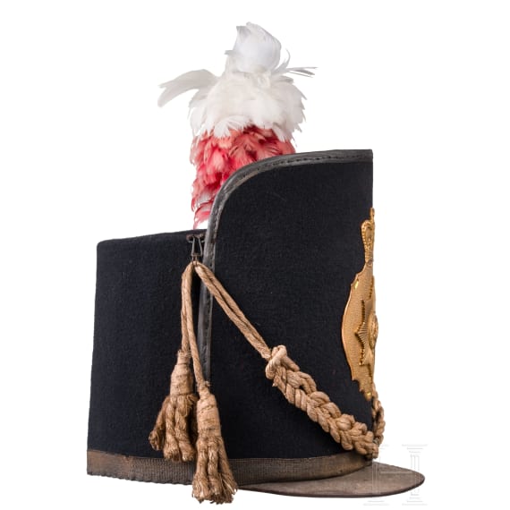 Tschako f&uuml;r Angeh&ouml;rige der Coldstream Guards im Stil um 1812 - 1815