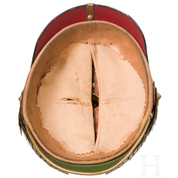 Helm f&uuml;r Offiziere der mexikanischen Infanterie, um 1910
