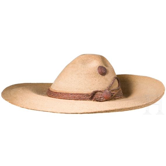 Sombrero f&uuml;r einen Soldaten der mexikanischen Bundesarmee im Mexikanischen B&uuml;rgerkrieg, 1910 - 1920