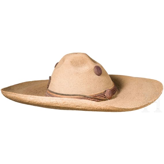 Sombrero f&uuml;r einen Soldaten der mexikanischen Bundesarmee im Mexikanischen B&uuml;rgerkrieg, 1910 - 1920