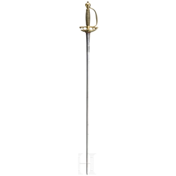 Degen f&uuml;r Infanterieoffiziere, Niederlande, um 1760