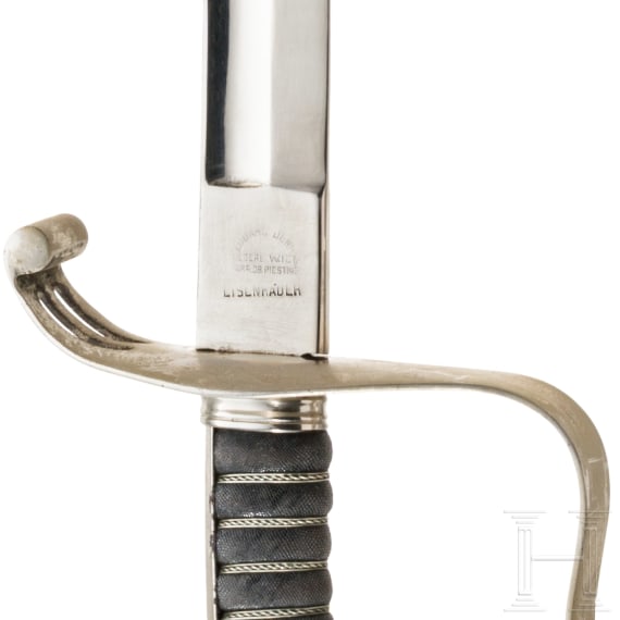 Eisenhauer-S&auml;bel M 1861 f&uuml;r Offiziere der Infanterie