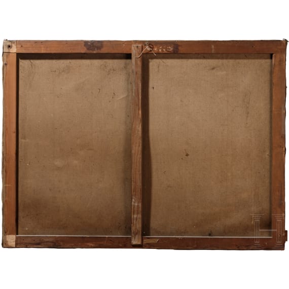 Franz Xavier von Pausinger (1839 - 1915), "Nacht in der W&uuml;ste", &Auml;gypten(?), 1880er