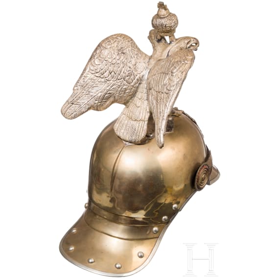 Helm f&uuml;r russische Mannschaften des Chevalier-Garde-Regiments, Sammleranfertigung, teilweise unter Verwendung alter Teile