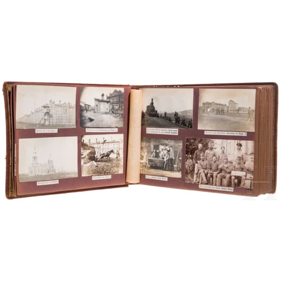 Seltenes Fotoalbum aus russischer Kriegsgefangenschaft &bdquo;Sibirien 1914 - 1920&ldquo;